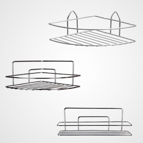 Bath Corner Shelf Chrome